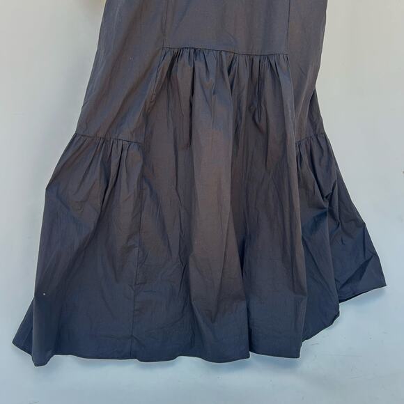 Tuckernuck Marissa Midi Off-The-Shoulder Dress Fit And Flare Black Medium - Picture 9 of 12